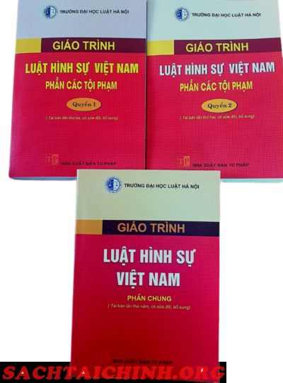 Combo 3 cuốn giáo trình hình sự việt nam - Đại học luật Hà Nội